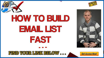 How To Build an Email List Fast from zero to 10000 using my free funnel