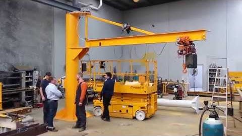 Cầu trục xoay - Cẩu xoay 360 độ