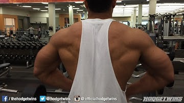 Shoulders & Traps & Biceps Workout @Hodgetwins @hodgetwins