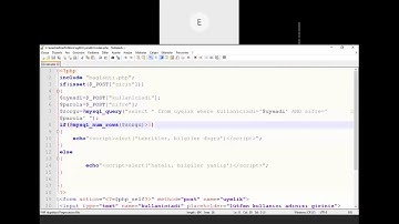 Bilişim Teknolojileri - İnternet Programcılığı - Php Üyelik İşlemleri 2