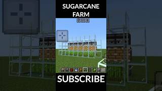 how to make sugarcane farm in minecraft😍 #minecraft #shorts