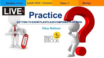 Getting to Know Plants and Components of Food Revision| Class 6 Crash Course | Vikas Rathore | TTB