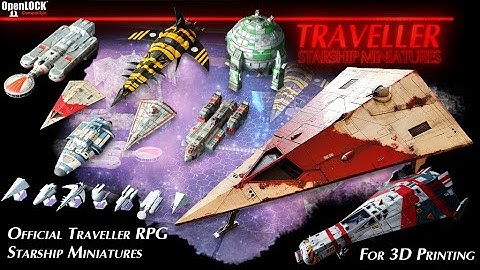 Official Traveller Starship Miniatures