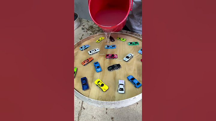 DIY Model Cars Table with Epoxy Resin