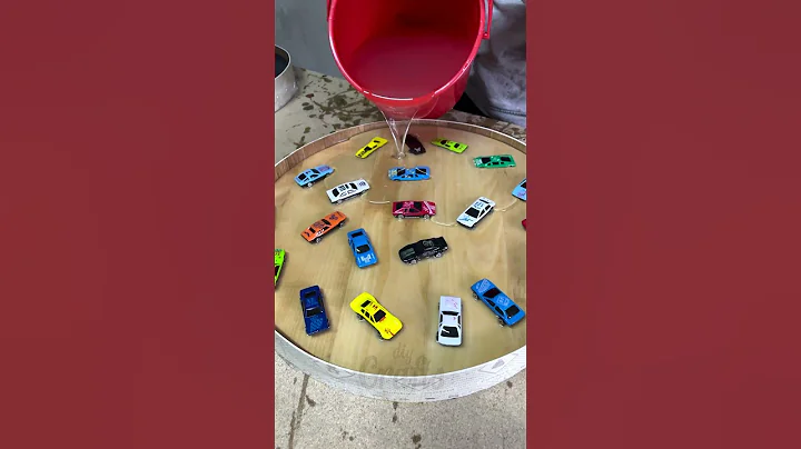 DIY Model Cars Table with Epoxy Resin