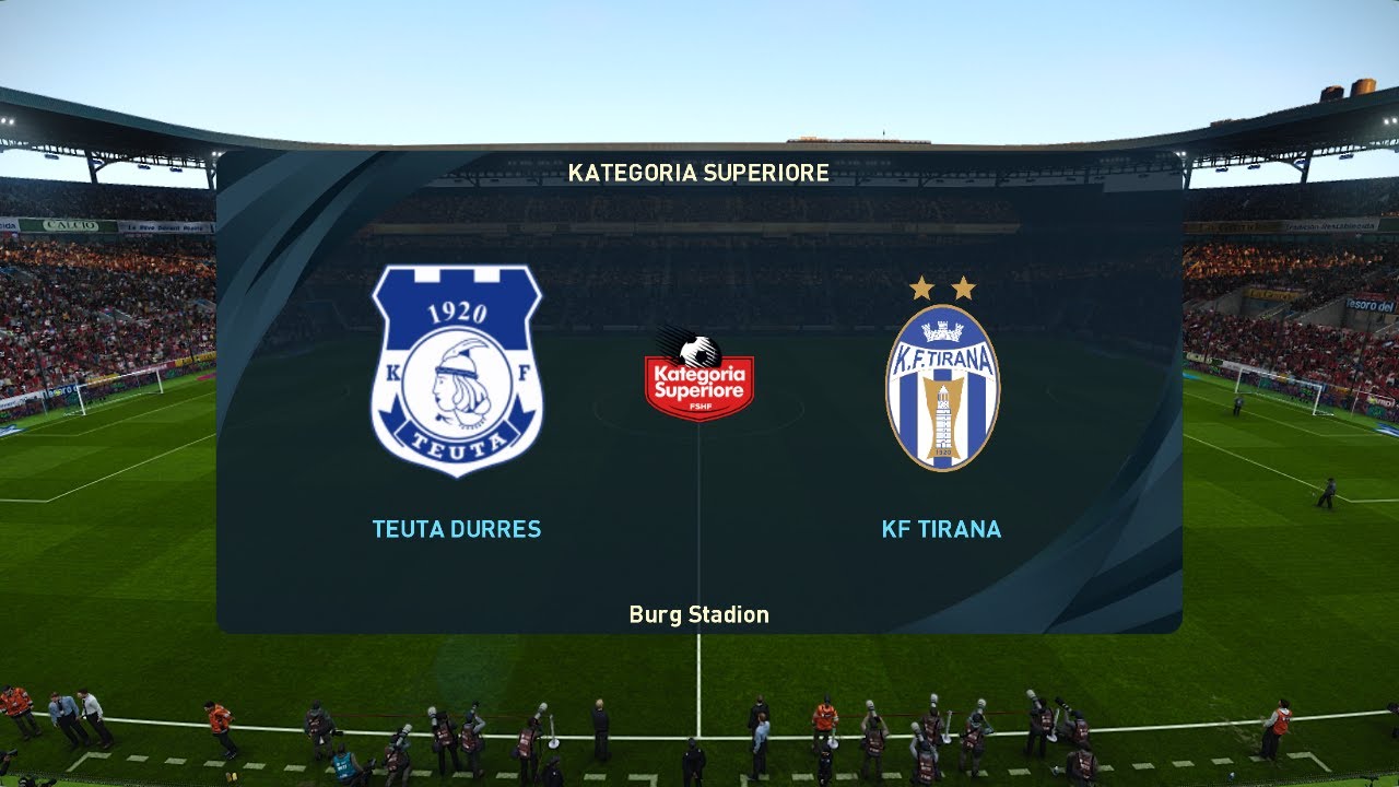 Teuta Durrës contra Tirana - Superliga 2022