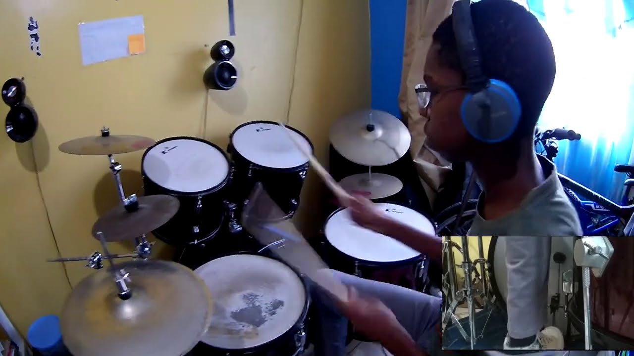 Kwa shangwe ( Drum cover)# One of my first Edited Videos😀😁