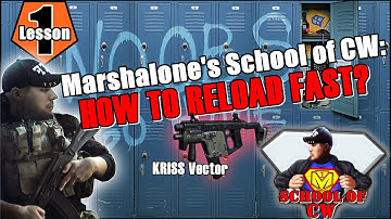 Contract Wars - How to reload fast KRISS Vector (School of CW)
