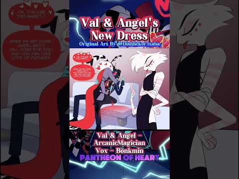 HazbinHotel Valentino Angeldust Vox Val Angel Staticmoth Vivziepop Fandub Comic Comicdub 