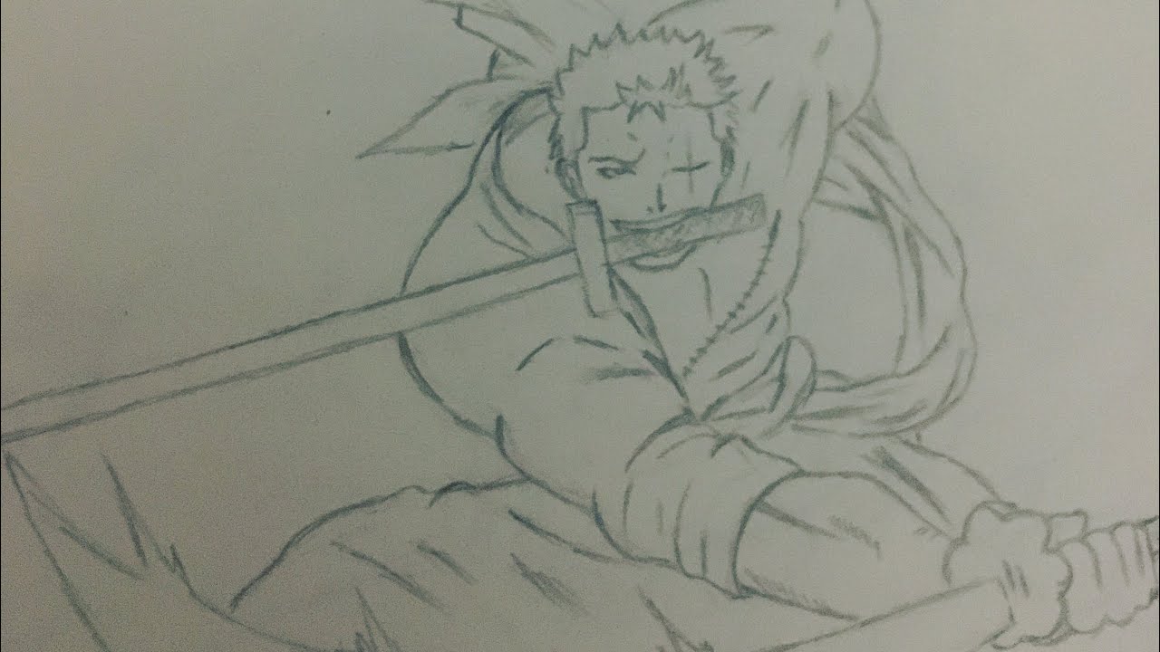 Speed Drawing zoro enjoy!! YouTube