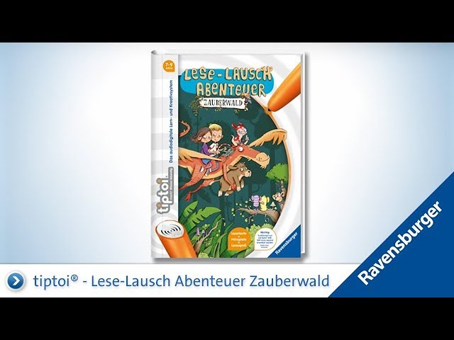 tiptoi Ravensburger libro | Lese – Lausch Abenteuer Walald – Lettura per bambini a partire dai 7 anni + mappa del mondo per bambini