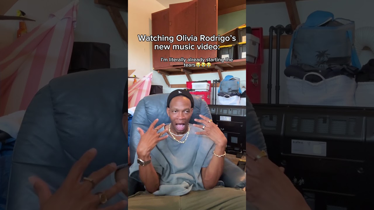 Watching Olivia Rodrigo’s new music video #relatable #oliviarodrigo #music