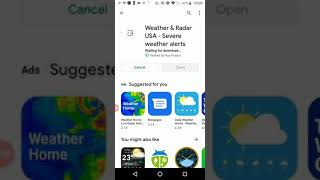 Weather and Radar USA to Severe weather alerts/Play Store screenshot 1