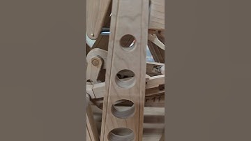 first full load of 125 bearings. #kineticsculpture #marblemachine #gravitywell