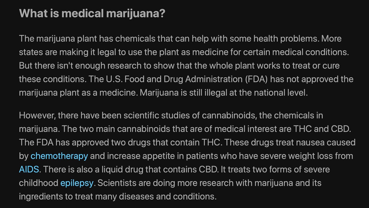 What is medical marijuana youtube