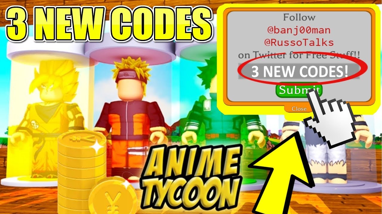 All New Codes Anime Tycoon Roblox Youtube - anime tycoon roblox codes 2019