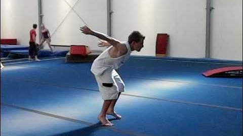 slow motion back flip