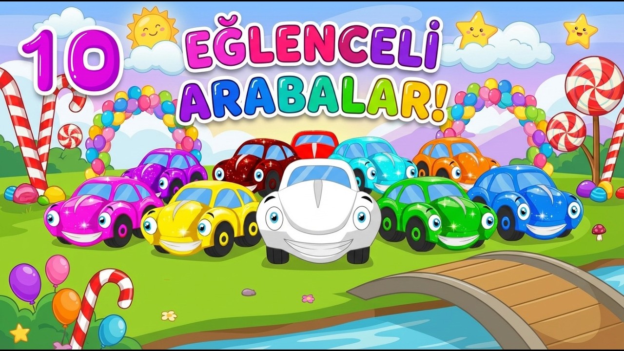 10 Küçük Araba + Daha Fazlası | Eğlenceli Çocuk ve Bebek Şarkıları | Çizgi Film