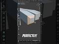 Fix Uneven Bevel in Blender! (Apply Scale Trick) ⚡ #blendertutorial #blender3d #blender