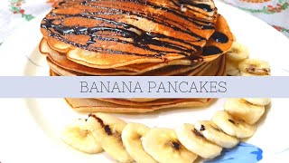 How to make Pancakes at home |Banana pancakes~ fluffy & light Pancakes by cooking with sadafsajid