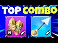 Th18 new equipment Rocket Backpack with Arrow earth quake are best combo right now in Clash of Clans
