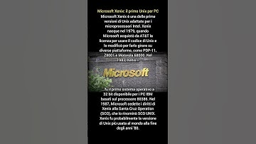 Xenix. #xenix #microsoft #sco #unix #so #sistemaoperativo #informatica #ingegneria #tecnologia