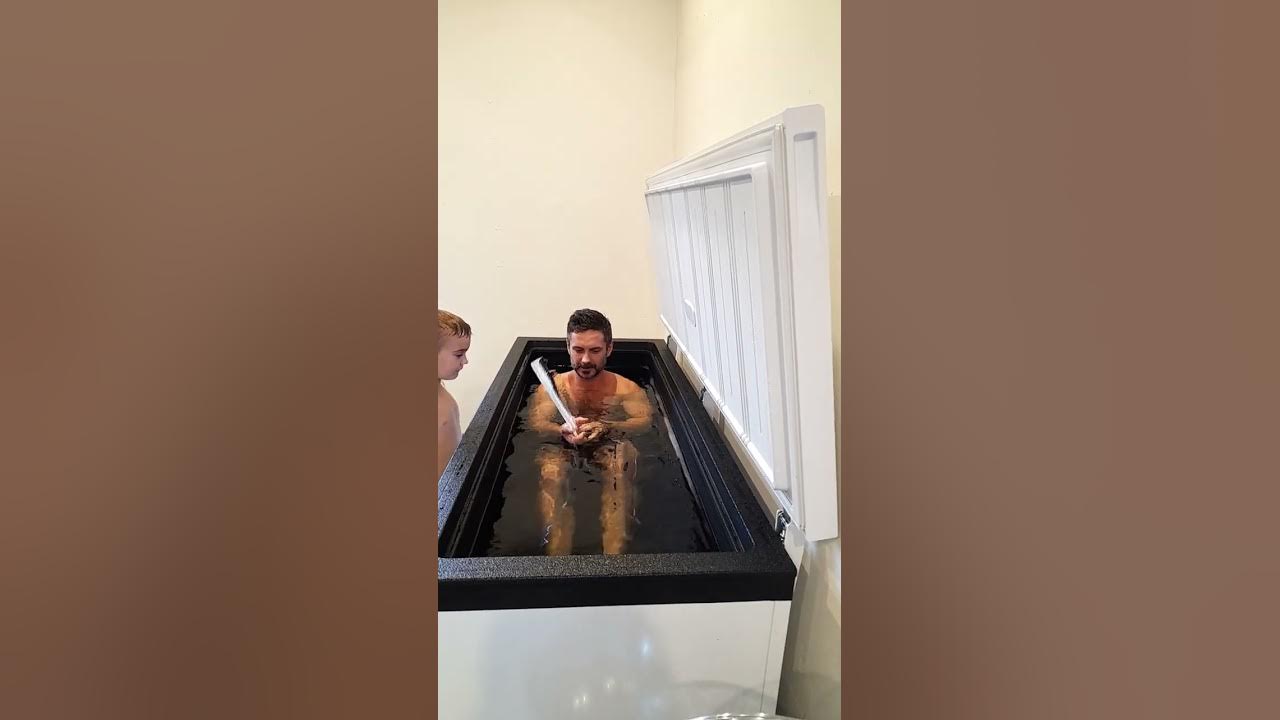 Home ice bath. YouTube