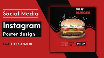 38.[PowerPoint] Create Restaurant Flyer Design using PowerPoint| Social Media Poster Design|Free PPT