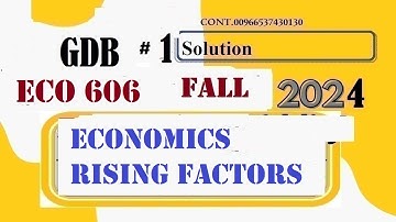 eco 606 gdb 1 solution fall 2024|eco606 gdb  solution fall 20124