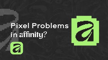 This is how to fix pixel problem in AFFINITY and switch to vector view mode