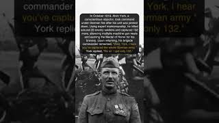 Alvin York Captured 132 Soldiers#shorts