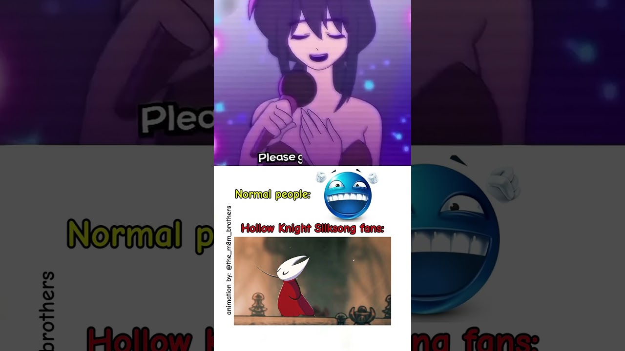 Normal people vs Hollow Knight Silksong fans😭 Hollow Knight Silksong