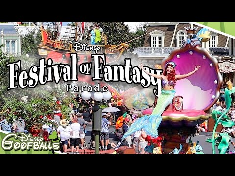 Disney Festival of Fantasy Parade [Railroad Station View]- Walt Disney World 🇺🇸