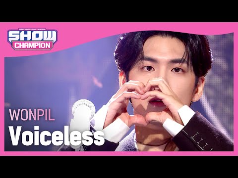 [SOLO HOT DEBUT] WONPIL(DAY6) - Voiceless (원필(데이식스) - 안녕, 잘 가) | Show Champion | EP.424