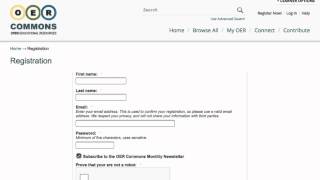 Uploading Open Education Resources