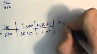 Unit Conversion Example 2