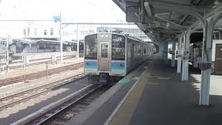 E127系普通信濃大町行松本駅発車