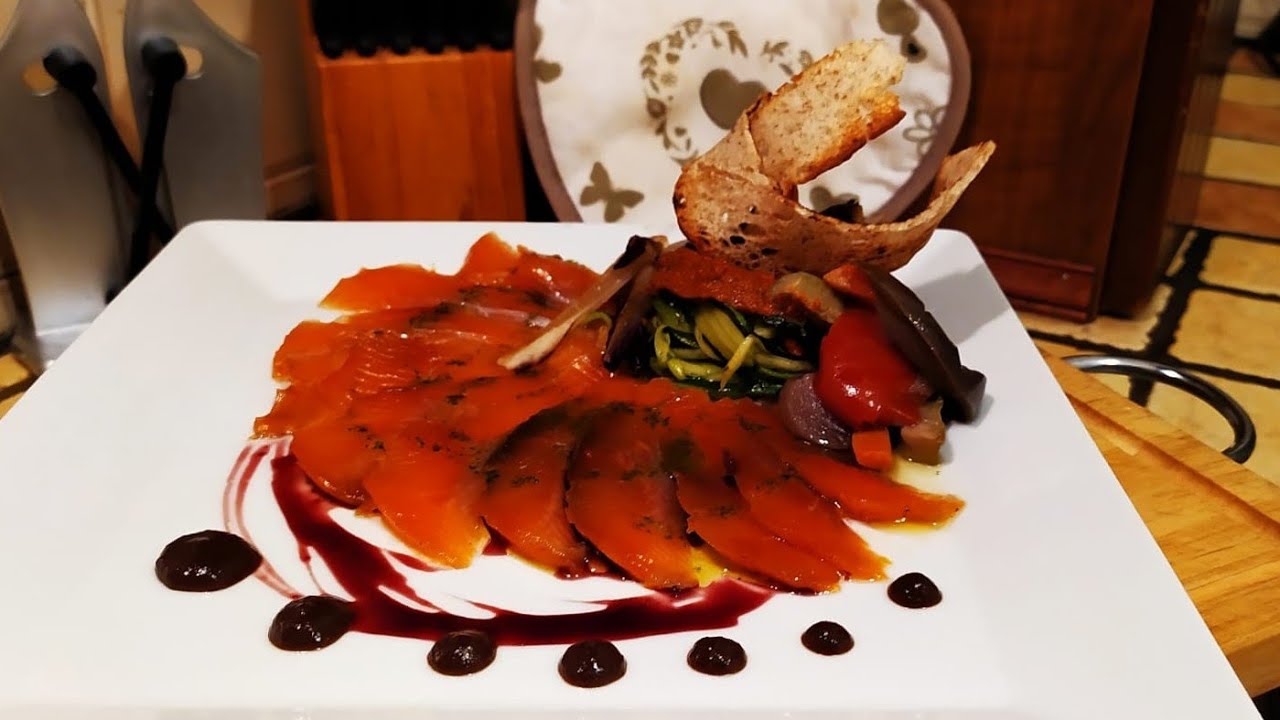 Trota salmonata marinata