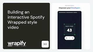 Building an interactive Spotify Wrapped style year-in-review.
