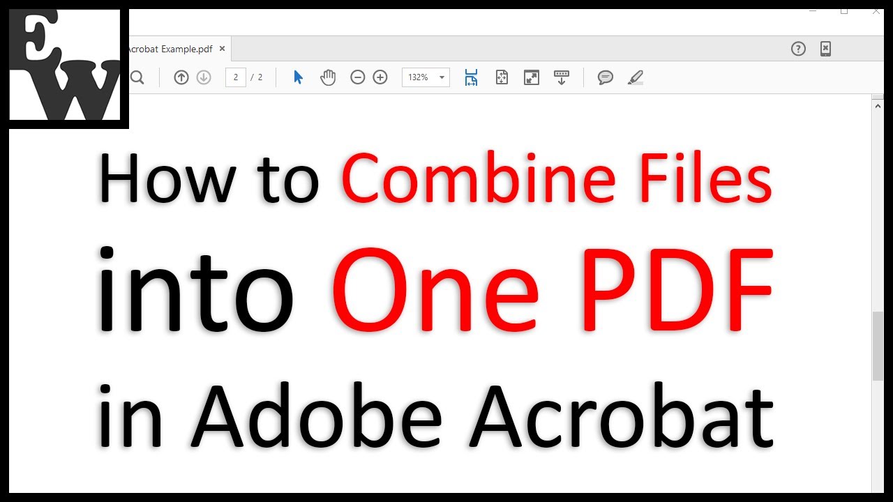 adobe acrobat on mac merge pdf