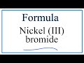 Bromine and Nickel Chemistry Concepts