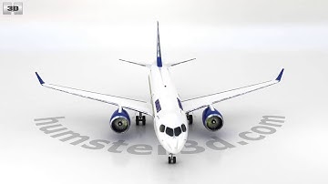 Bombardier CS100 3D model by 3DModels.org