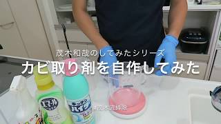 カビ取り剤を自作してみた！【カビ洗浄剤】