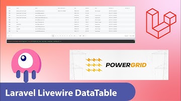 Powergrid Databable using laravel | livewire datatable | part 1 | Powergrid installation and usage