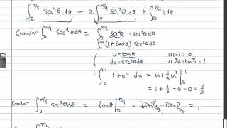 Calculus 2 - Exam 2 Review 2d (Trig Integration)