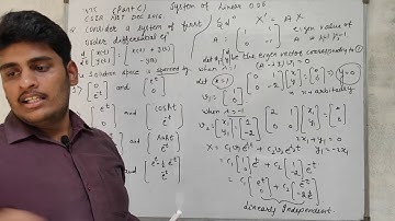 Csir net Question - Solution on System of Linear Autonomous System | Part 1 |  By Parveen Kumar