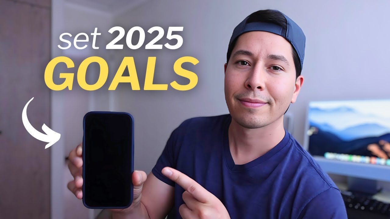 How to Set Goals for 2025 on Your Phone | Goal Setting App