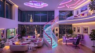 Quiet New York Nightfall 🌧️ Rainy City Views & 90's Lofi Chill Beats for Relaxing Late Nights