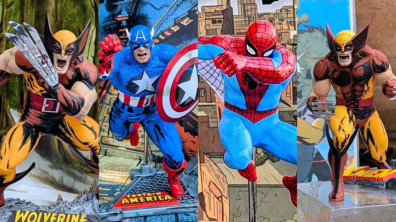 Новые фигурки от McFarlane Toys: Капитан Америка, Росомаха.