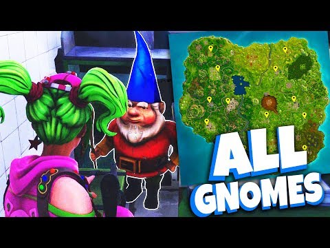 Fortnite week 8 gnome locations